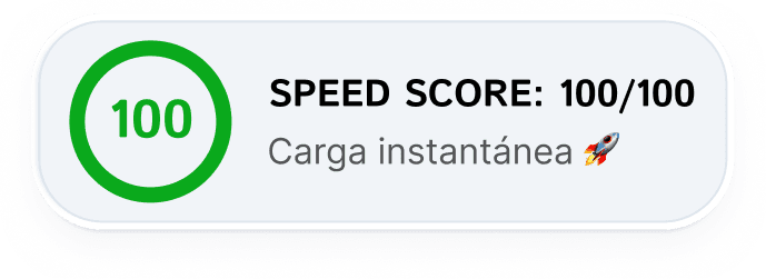 Speed score 100/100