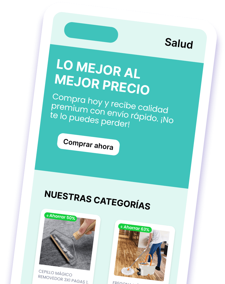 Diseño de tienda Salud