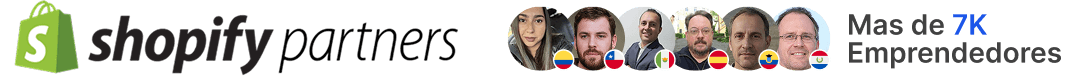 Shopify partners · Más de 7K emprendedores
